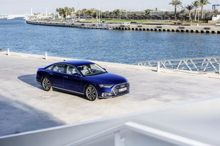  Audi A8 55 TFSI Quattro (D5) 2017 года  (WW) (фото 32 из 40)